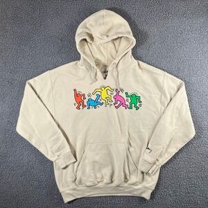 Keith Haring x Ripple Junction Medium Oatmeal Graphic Hoodie